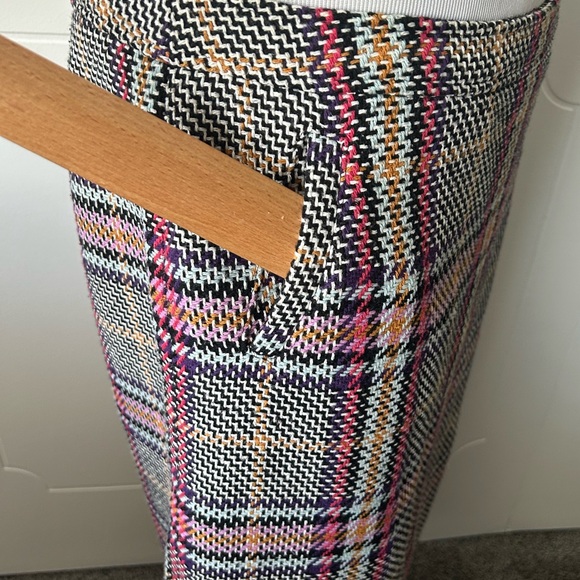 Halogen Multicolor Plaid Pencil Skirt - Picture 7 of 10